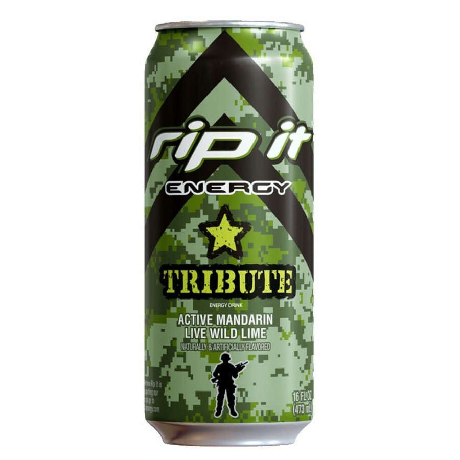 Clearance Rip It Tribute Carbonated Energy Drink, 16 Oz. Sports Drinks & Energy Drinks