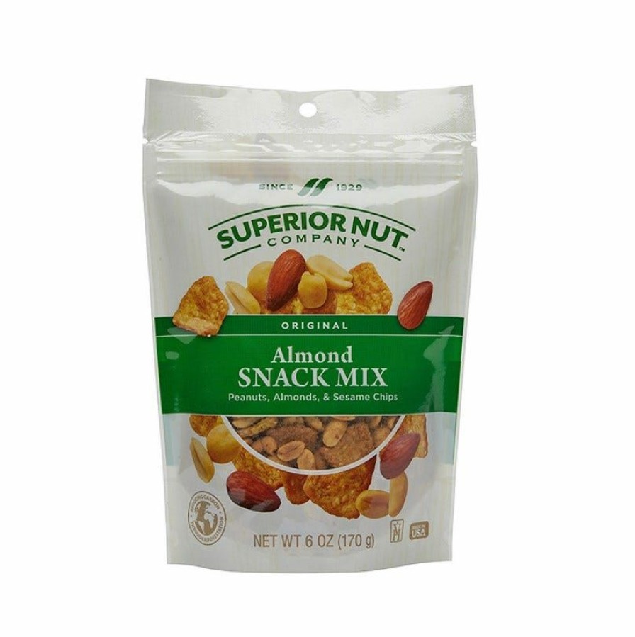 Hot Superior Nut Company Original Almond Snack Mix, 6 Oz. Almonds