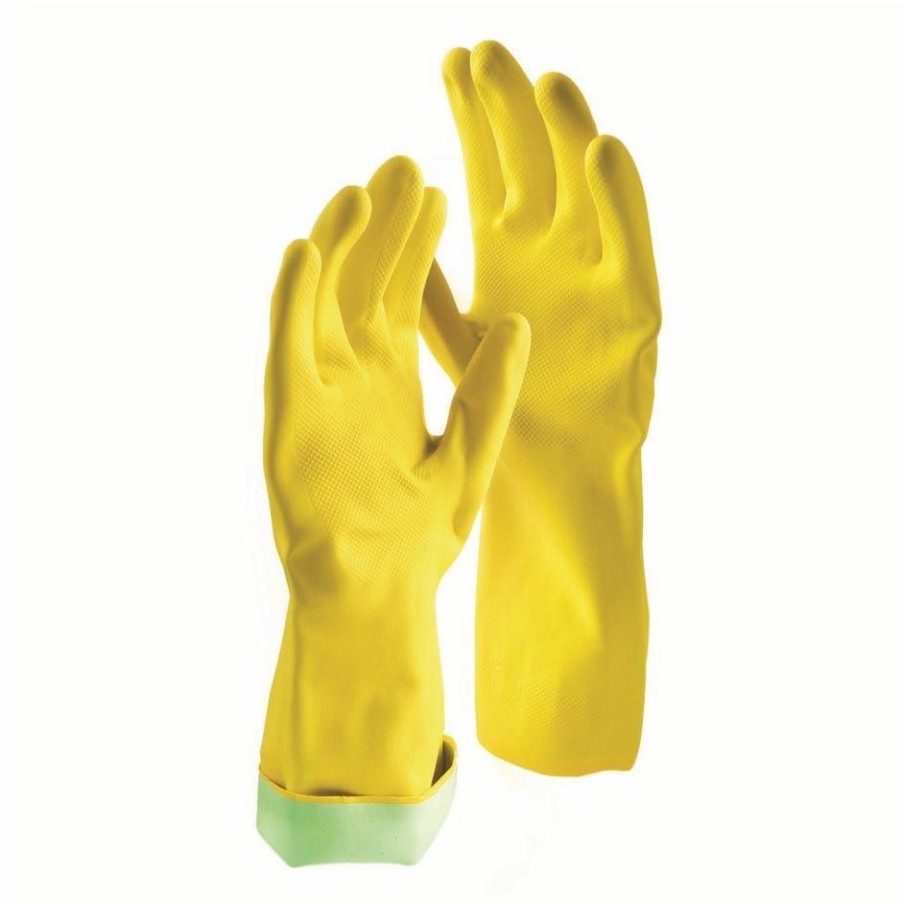 New Libman Premium Plus Reusable Latex Gloves 1-Pack, Large Cleaning & Janitorial Supplies