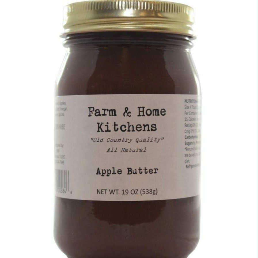 Wholesale Farm & Home Kitchens Apple Butter, 19 Oz. Jams & Jellies