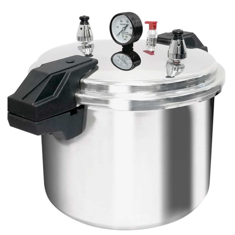 New Gourmet Trend'S Gourmet Trends 23 Qt Pressure Canner & Cooker 03210 Pressure Cookers