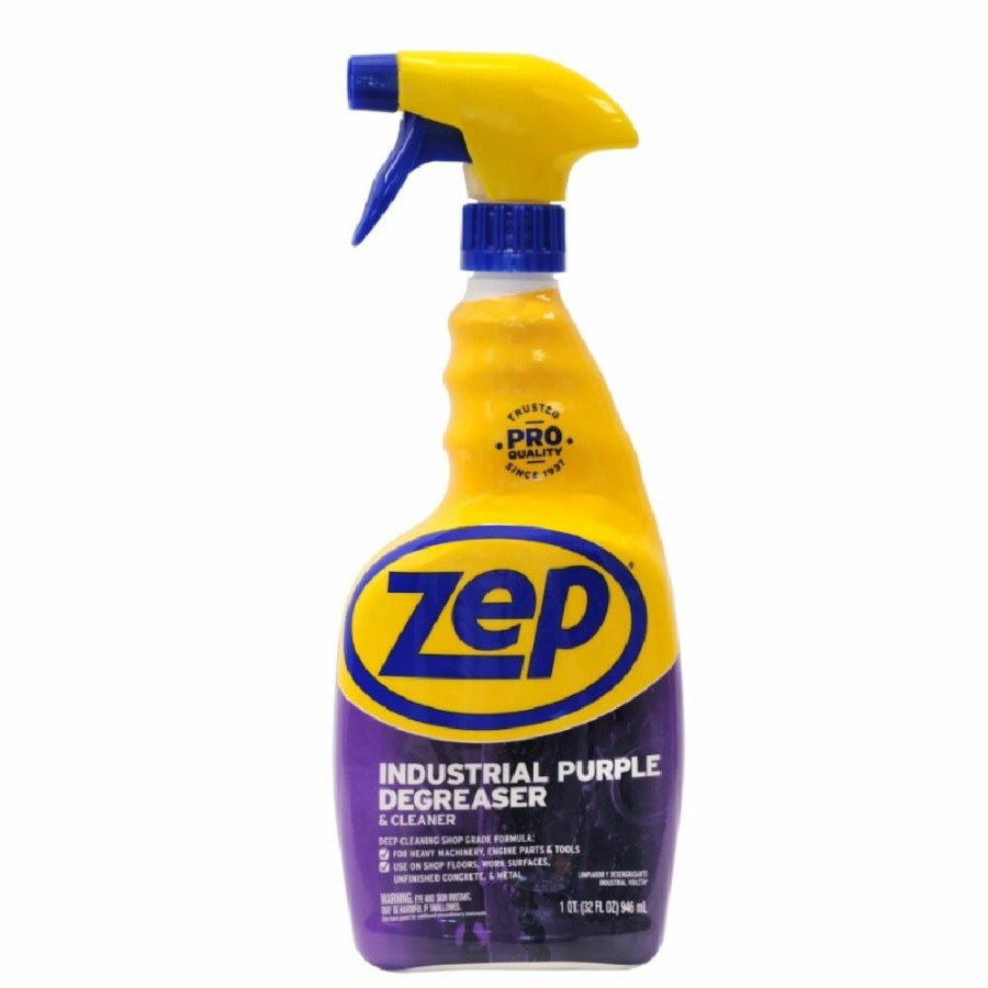 Hot Zep Industrial Purple Rtu Degreaser Spray, 32 Oz R42310 Surface Cleaners