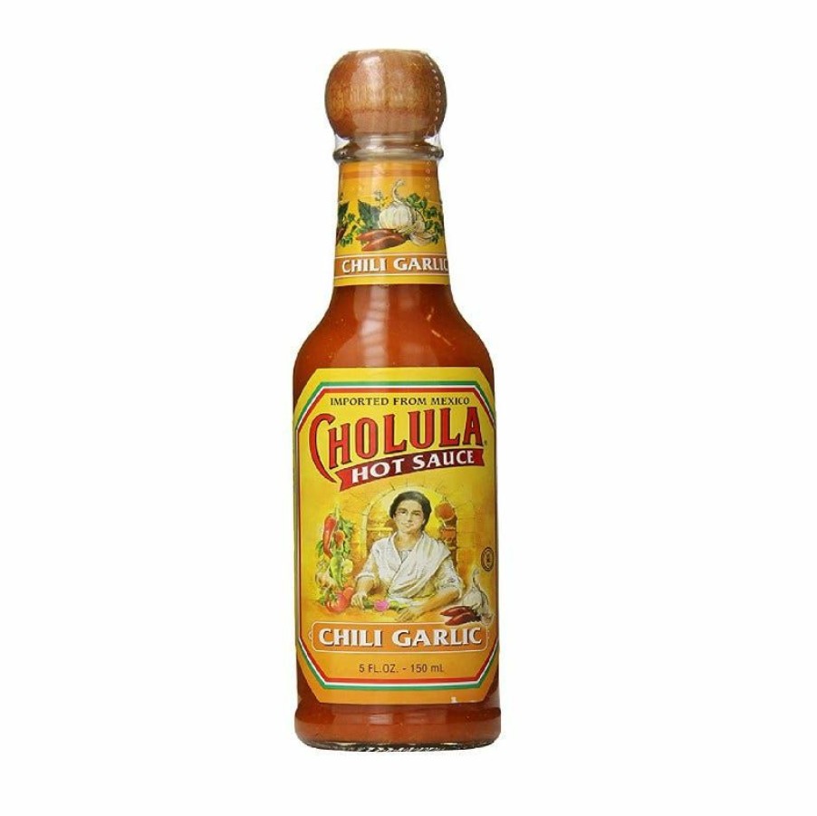 Clearance Cholula Chili Garlic Hot Sauce, 5 Oz. Condiments & Sauces