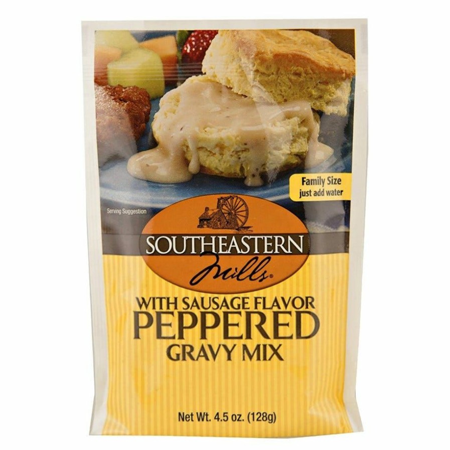 New Southeastern Mills Pepper Gravy, 4.5 Oz. Condiments & Sauces