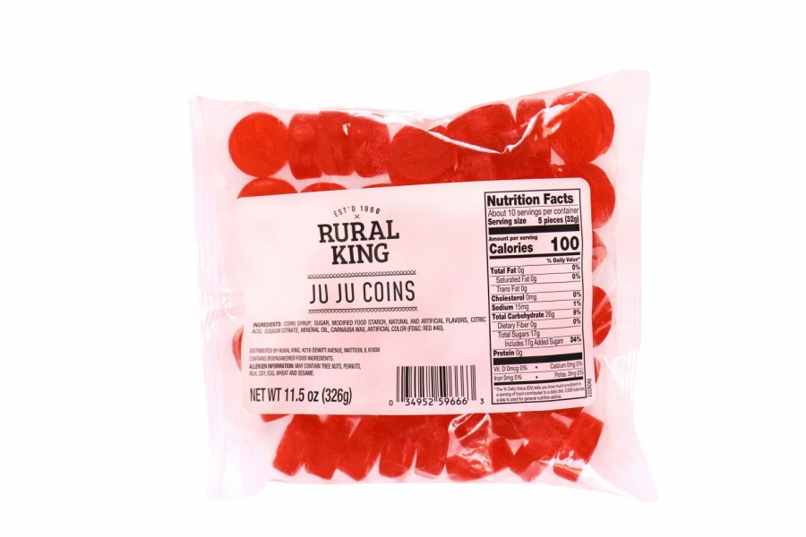 New Rural King Ju Ju Coins Candy & Gum