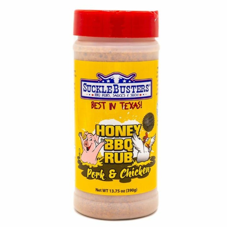 New Suckle Busters Honey Bbq Rub, 13.75 Oz. Spices & Seasonings