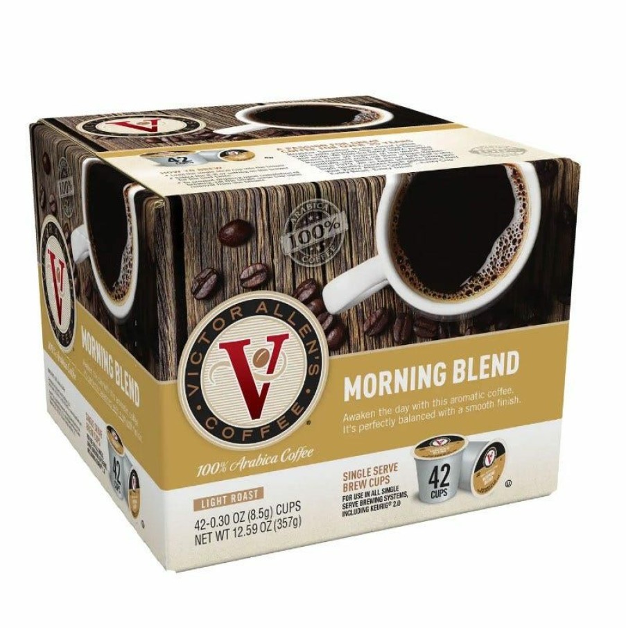 Clearance Victor Allen'S Morning Blend Single Serve Coffee Cups, 42 Count