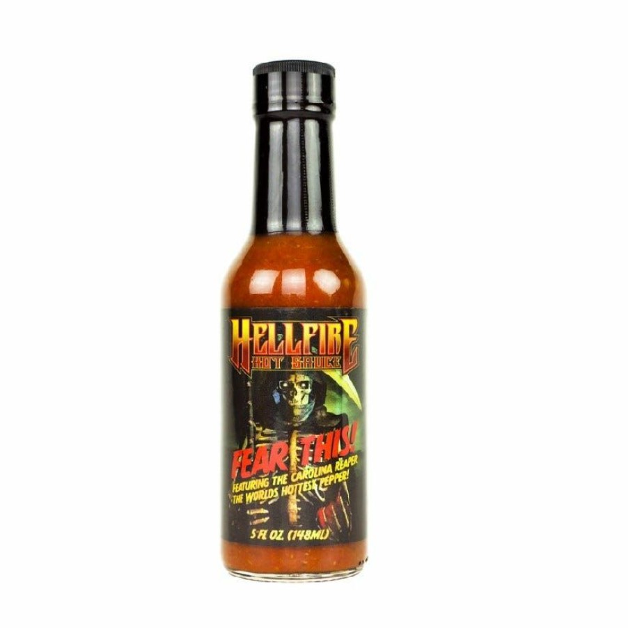 Clearance Hellfire Fear This! Hot Sauce, 5 Oz. Condiments & Sauces