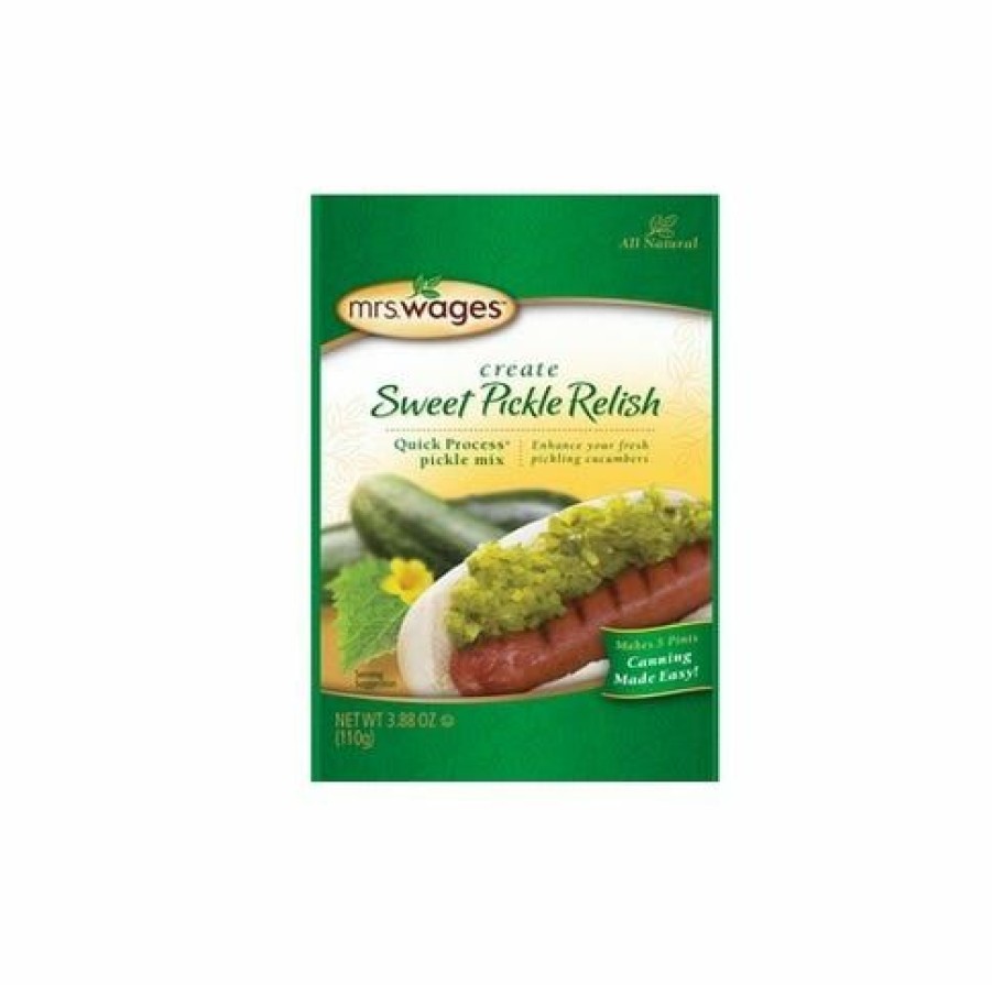 Online Mrs. Wages Sweet Pickle Relish Quick Process Mix, 3.88 Oz. Canning Ingredients