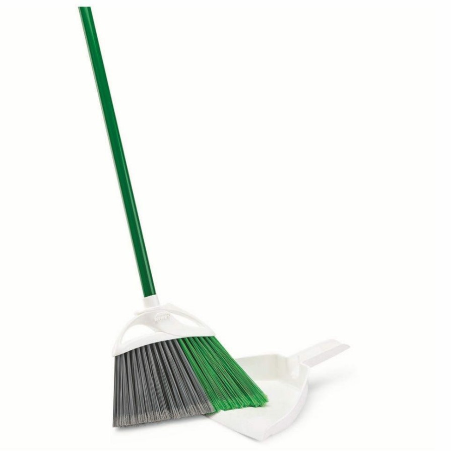 Clearance Libman Precision Angle Broom With Dust Pan Cleaning & Janitorial Supplies