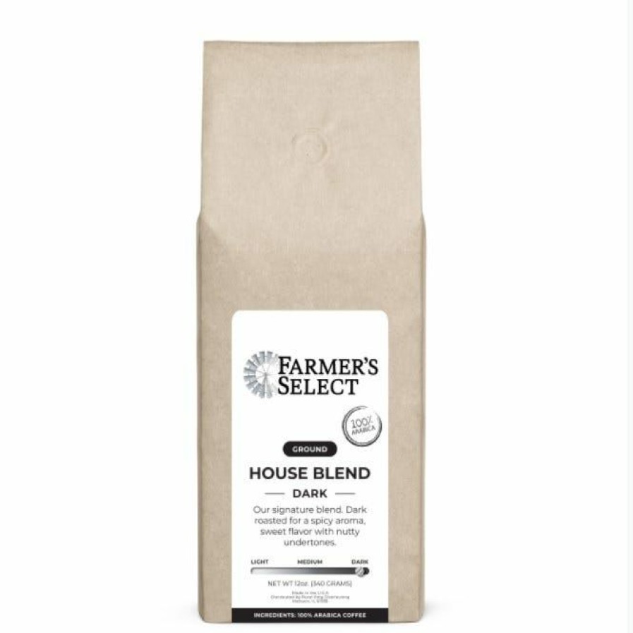 Online Rural King Farmer'S Select House Blend Dark Roast Ground Coffee, 12 Oz. Coffee Supplies