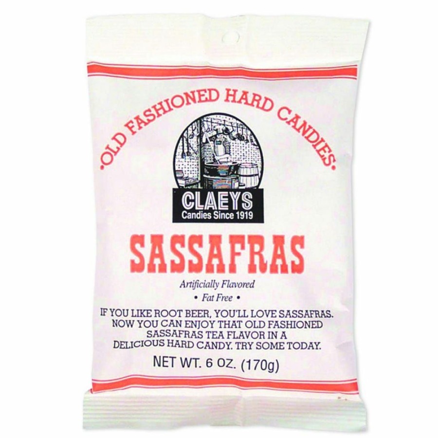 Online Claeys Old Fashioned Sassafras Hard Candies, 6 Oz. Hard Candy & Lollipops