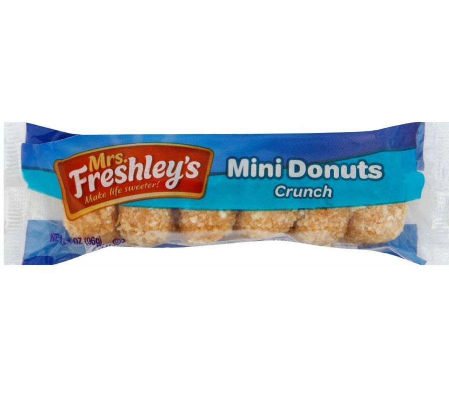 Clearance Mrs. Freshley'S Mrs Freshley'S Crunch Mini Donuts, 3.4Oz Snacks