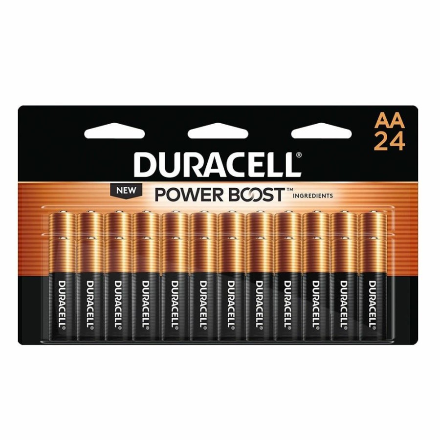 Best Duracell Coppertop Aa Alkaline Batteries, 24 Pack Household Batteries