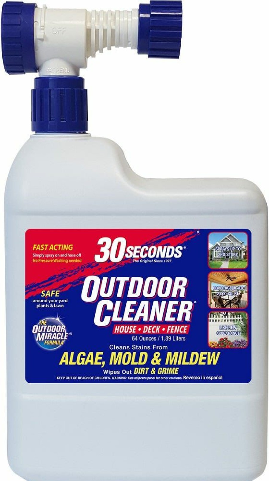 New 30 Seconds Cleaners 30 Seconds Outdoor Cleaner 64 Oz 6430S Outdoor Cleaning