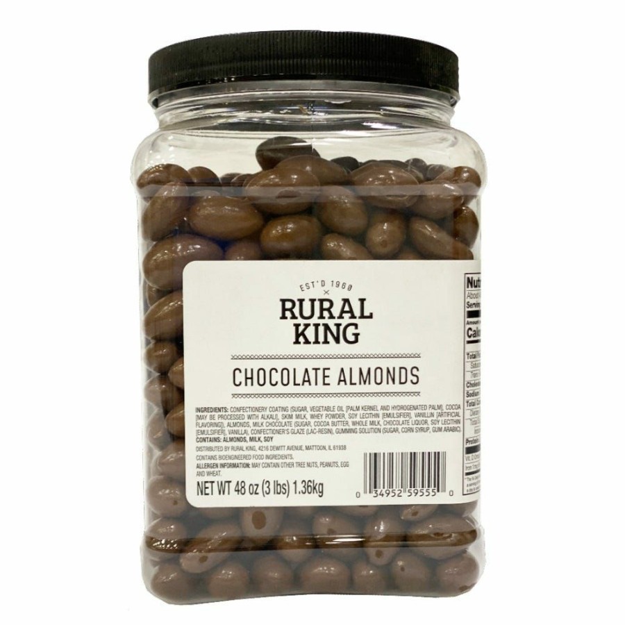 Wholesale Rural King Chocolate Almonds, 48 Oz.