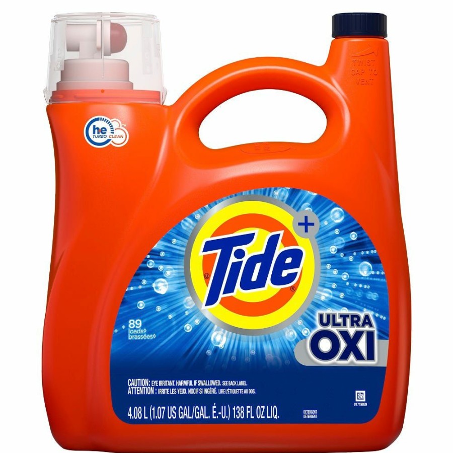 Clearance Procter And Gamble Distributing Tide Liquid He Ultra Oxi 138Oz 89Ld Laundry Detergent