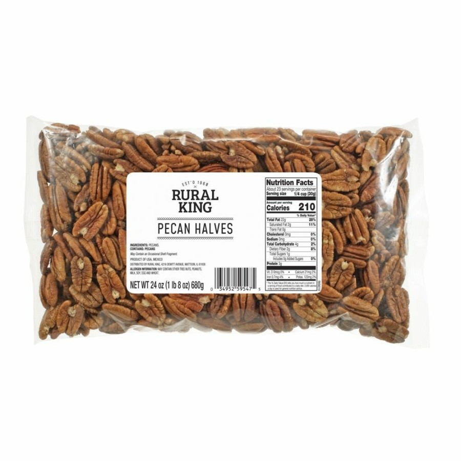 Wholesale Rural King Whole Pecans, 24 Oz. Pecans, Pistashios & Walnuts