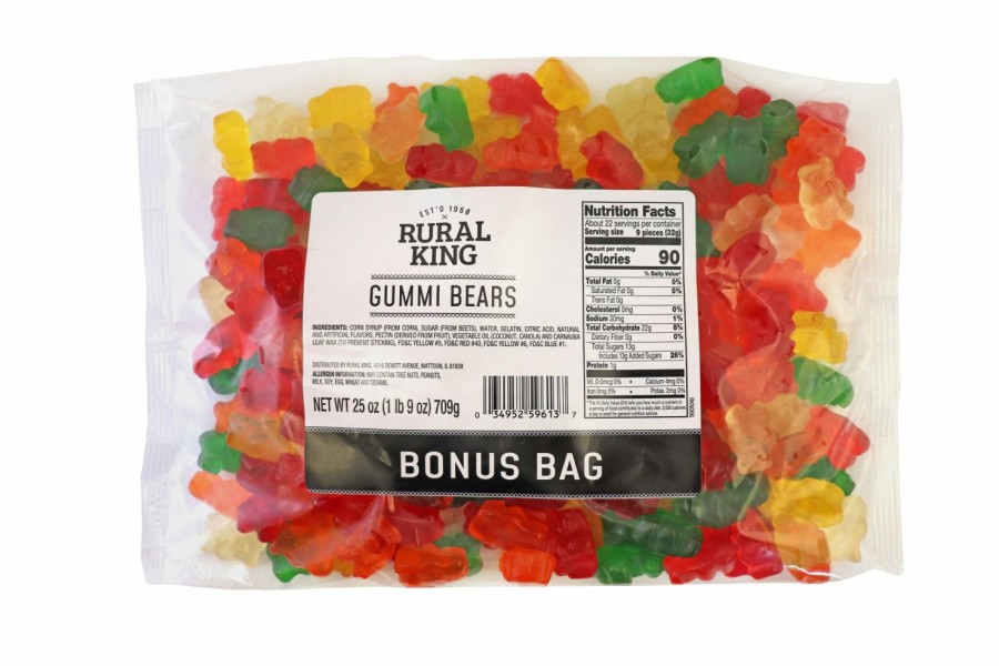 Online Rural King Gummi Bears Bonus Bag Candy & Gum