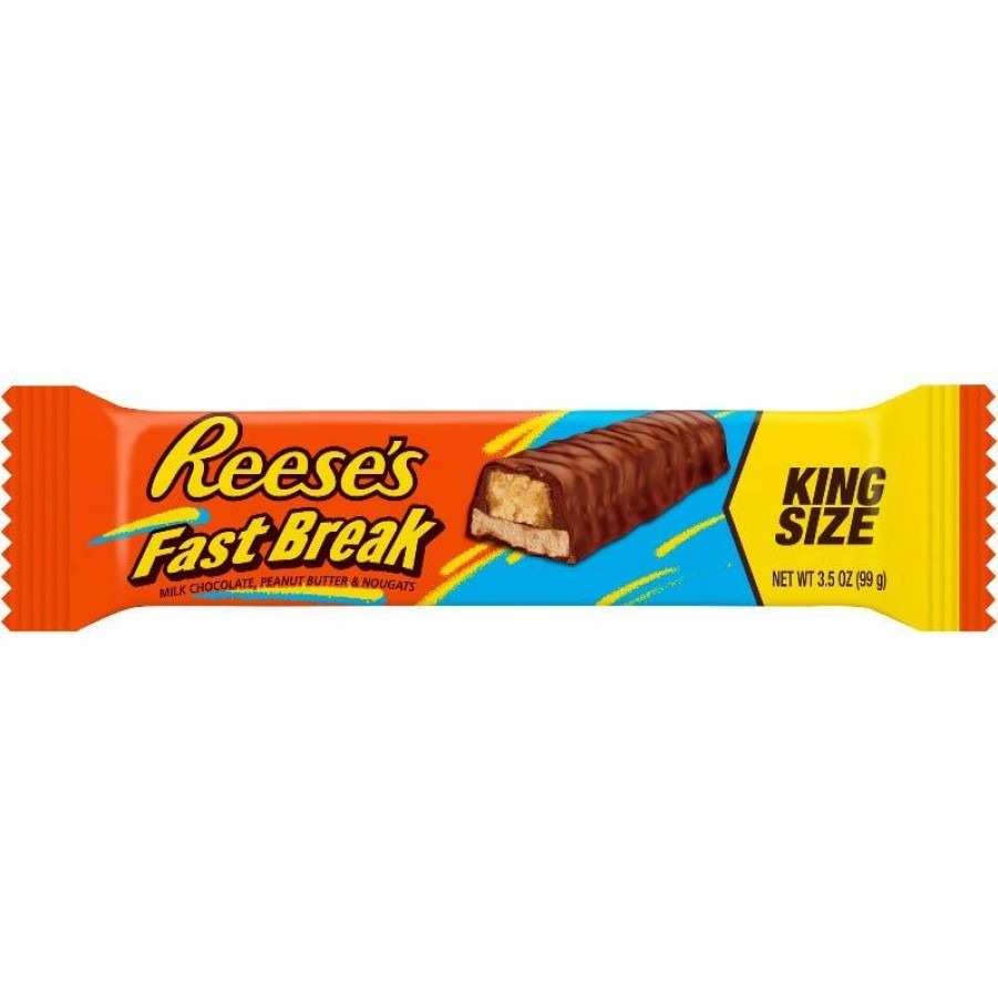 Online Reese'S Fast Break King Size Candy Bar, 3.5 Oz. Chocolate