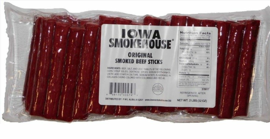 Best Iowa Smokehouse Original Smoked Beef Sticks Is-Sbs2 Jerky