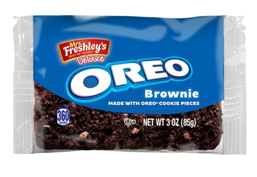 Hot Mrs. Freshley'S Mrs Freshley'S Deluxe Oreo Brownie, 3Oz Snacks