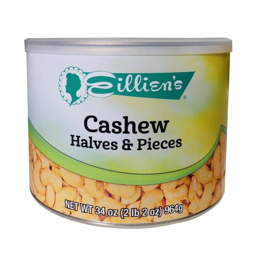 Wholesale Eillien'S Salted Cashew Halves And Pieces, 34 Oz. Cashews