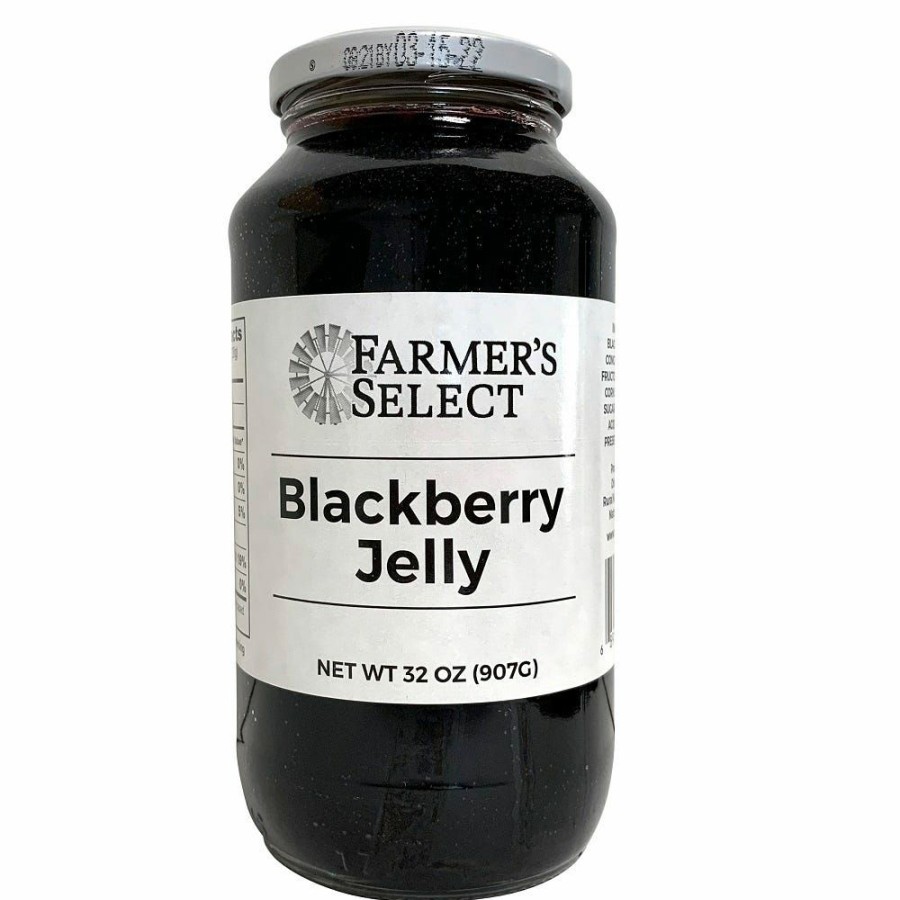 Clearance Farmer'S Select Blackberry Jelly, 32 Oz. Jams & Jellies