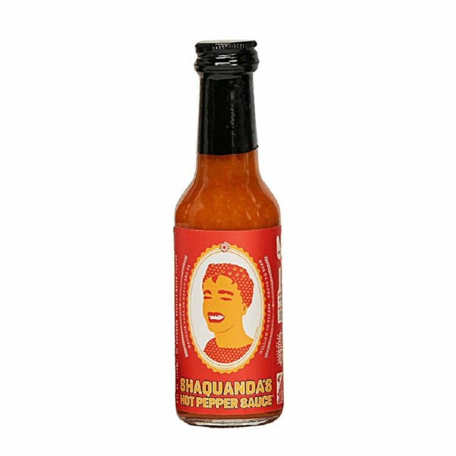 Hot Shaquanda'S Hot Pepper Sauce, 5 Oz. Condiments & Sauces