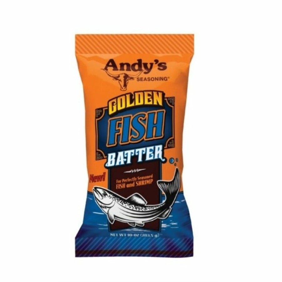 New Andy'S Seasoning Golden Fish Batter, 10 Oz. Spices & Seasonings