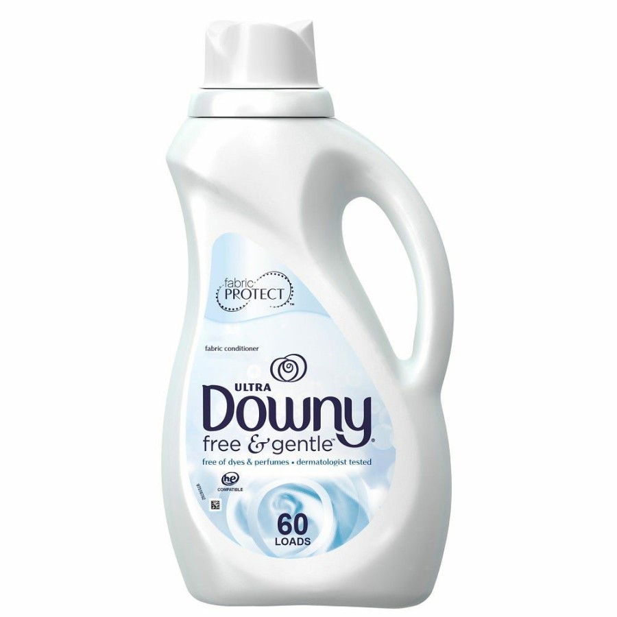 Clearance Procter And Gamble Distributing Downy Free & Gentle Liquid Fabric Softener 51Oz 60Ld Laundry Detergent