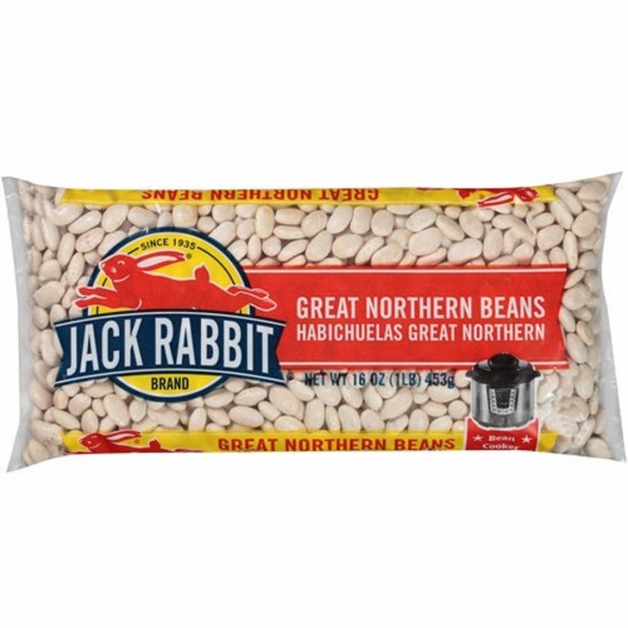 Best Jack Rabbit Great Northern Beans 4 Lb. Bag Dried Beans