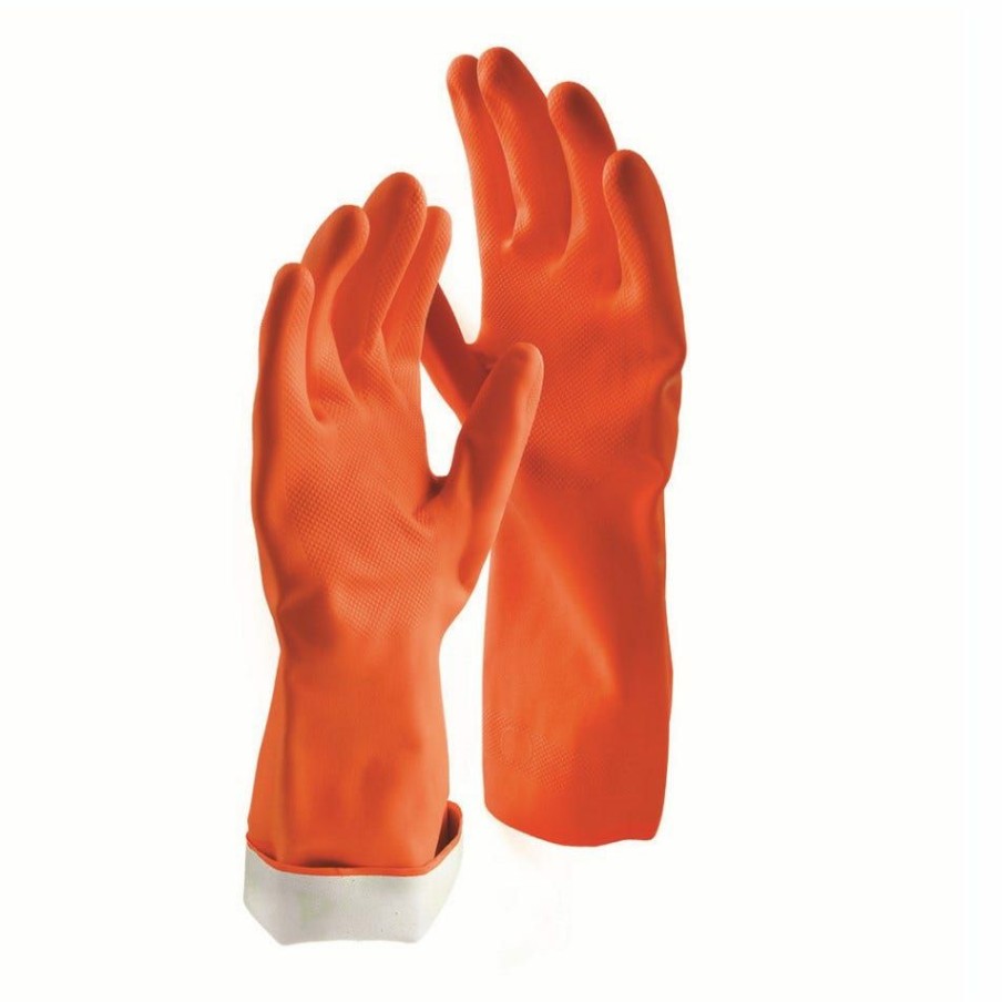 Best Libman Premium Reusable Latex Gloves 1-Pack, Small Cleaning & Janitorial Supplies