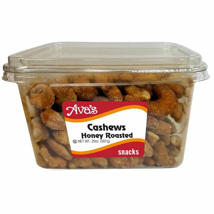 Clearance Ava'S Snacks Honey Roasted Cashews, 18 Oz.