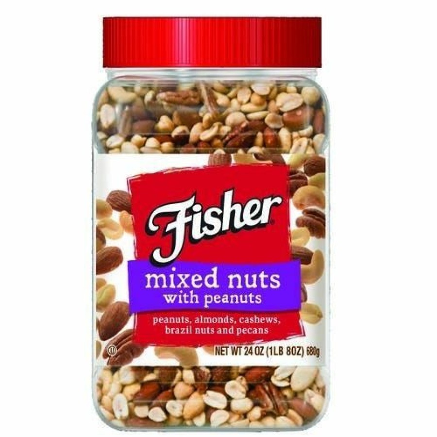 Wholesale Fisher Mixed Nuts With Peanuts, 24 Oz.