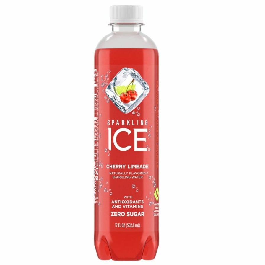 Online Sparkling Ice Naturally Flavored Sparkling Water Cherry Limeade, 17 Oz.