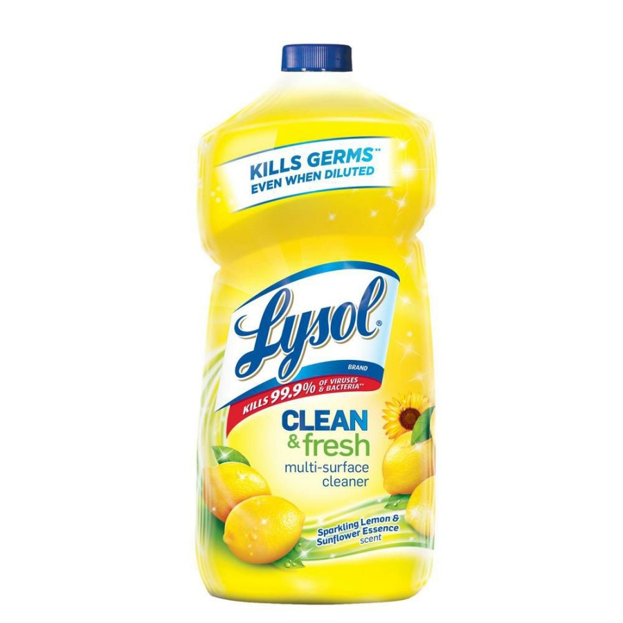 Wholesale Lysol 40 Oz. Pourable Lemon And Sunflower All Purpose Cleaner 78626 All-Purpose Cleaners