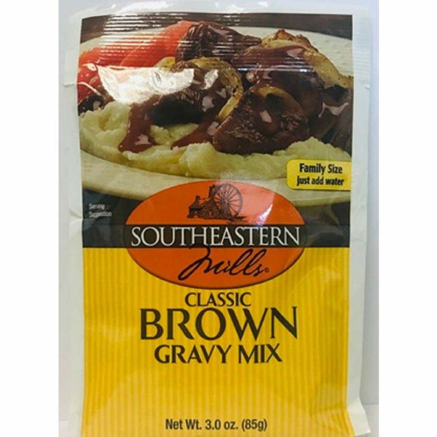 Hot Southeastern Mills Brown Gravy, 3 Oz. Condiments & Sauces