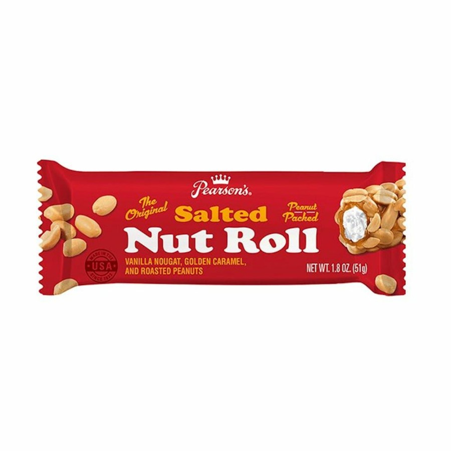 Hot Pearson'S Salted Nut Roll, 1.8 Oz. Candy Gifts & Seasonal