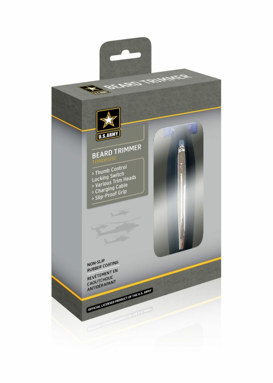 Hot Us Army Rechargeable Beard Trimmer 24833-Us Shave