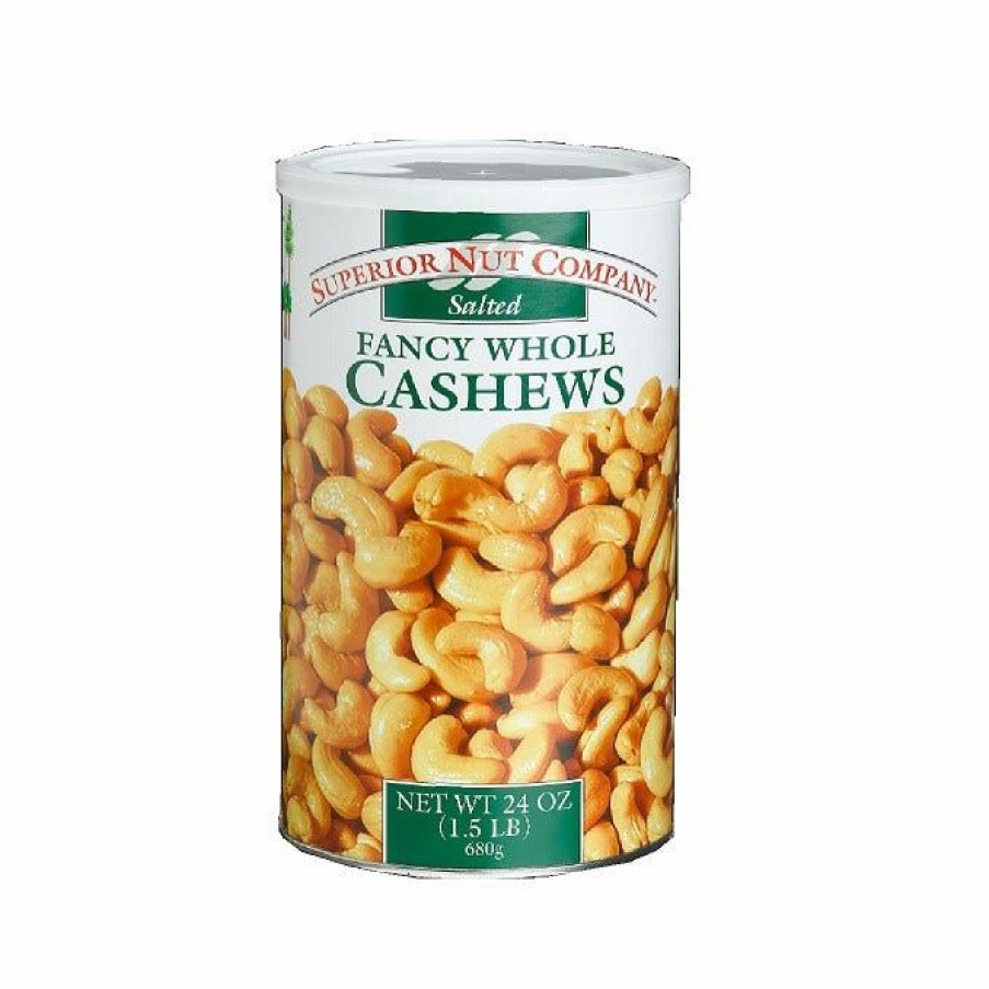 New Superior Nut Company Salted Whole Cashews, 24 Oz.