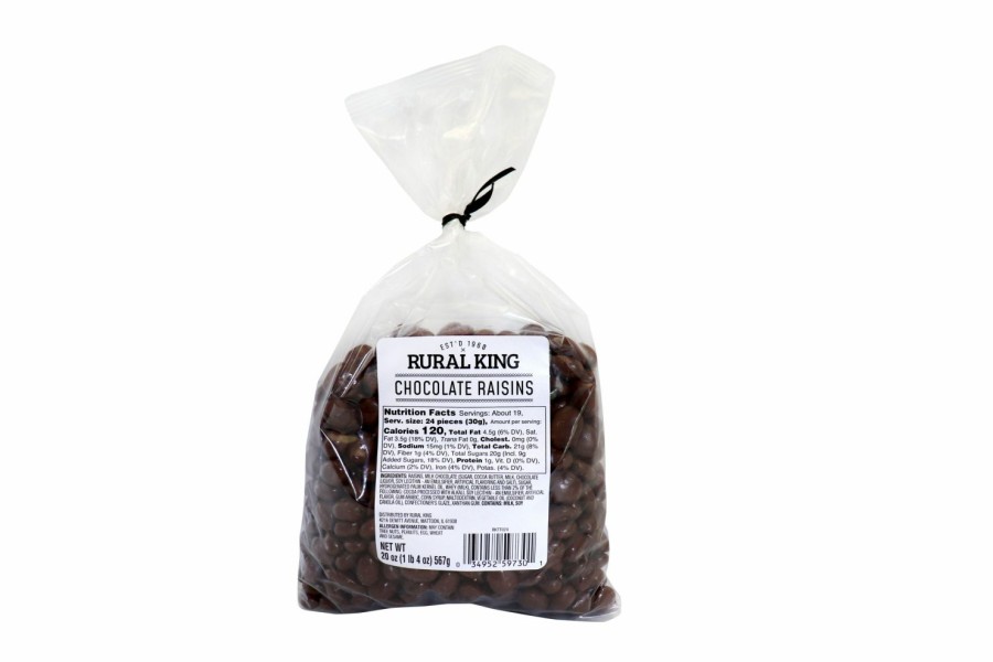 Online Rural King Chocolate Raisins, 20 Oz. Bag Candy & Gum