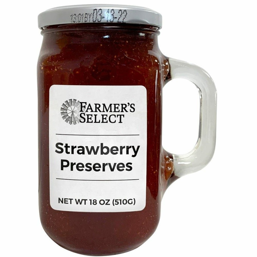 Online Farmer'S Select Strawberry Preserve, 18 Oz. Jams & Jellies