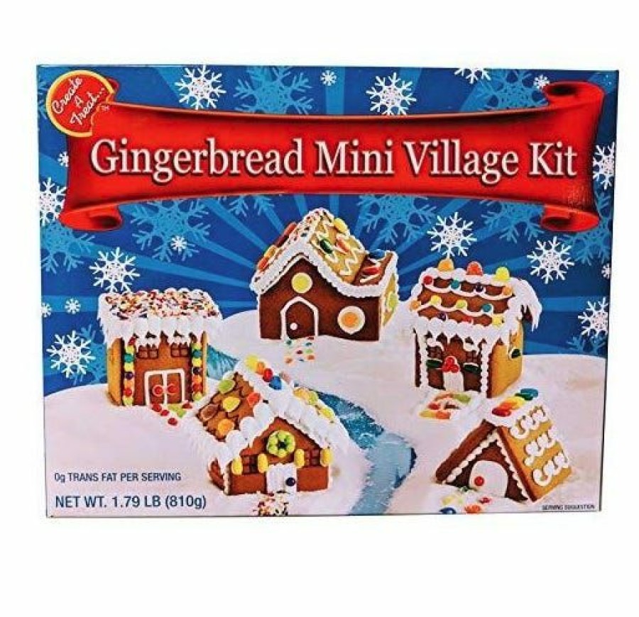 Best Create A Treat Create-A-Treat Gingerbread Mini Village Kit, 1.79 Lb. Baking