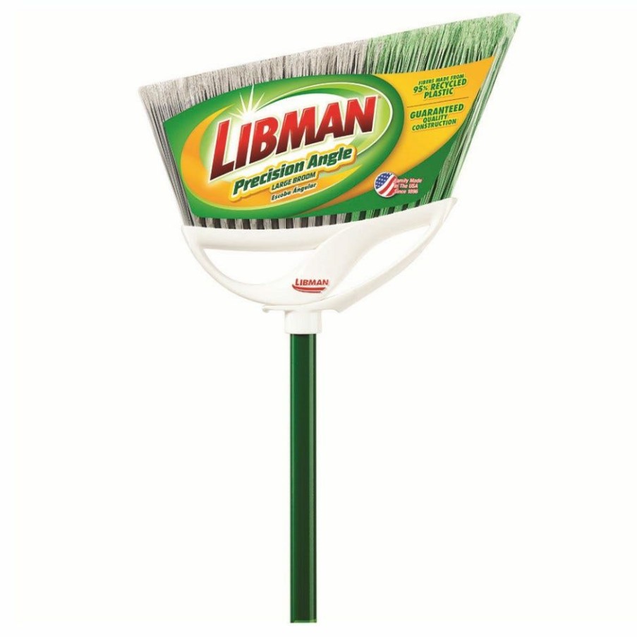 Best Libman Large Precision Angle Broom Cleaning & Janitorial Supplies