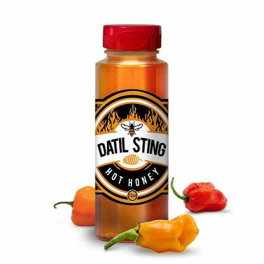 Wholesale World Honey Market Datil Sting Hot Honey, 12Oz Ds-5097 Food