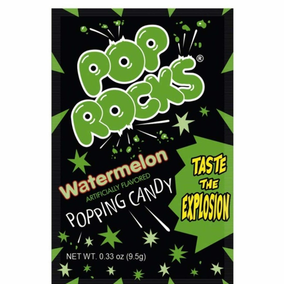 New Pop Rocks Watermelon Flavored Popping Candy, 0.33 Oz. Candy & Gum