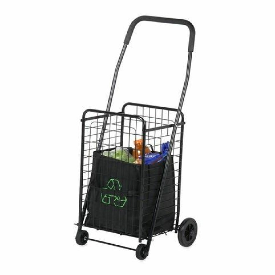 New Honey-Can-Do Honeycando Black Medium Multipurpose Wheeled Utility Cart Crt01511 Laundry Baskets