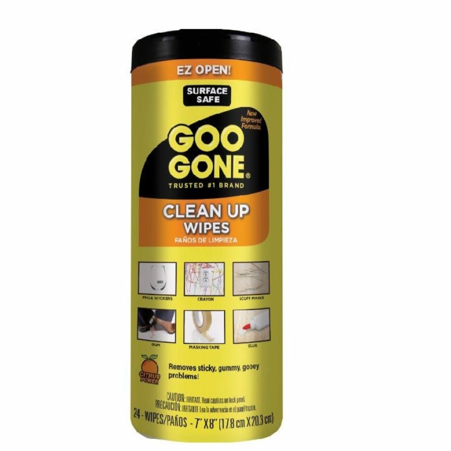 Online Goo Gone Clean Up Wipes 24Ct. 2000 Cleaning & Janitorial Supplies