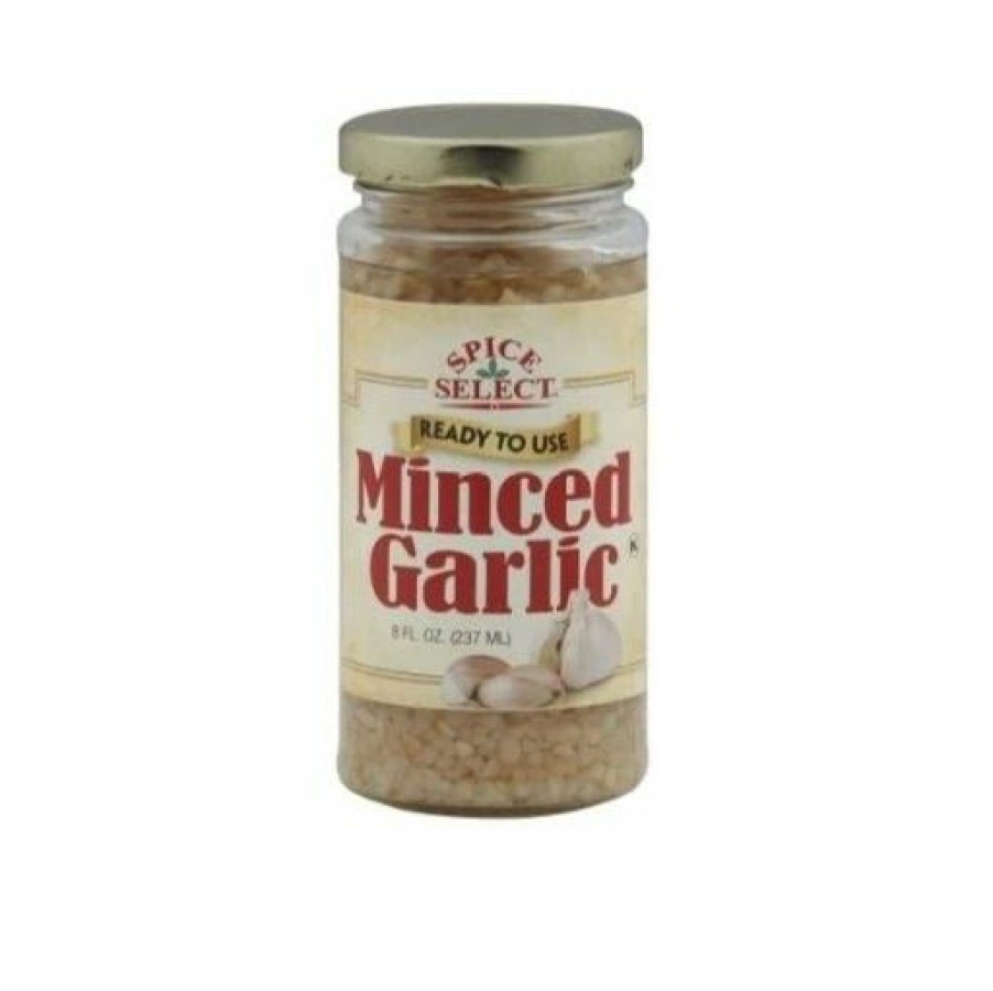 Hot Various Brands Minced Garlic In Water, 8 Oz. Spices & Seasonings